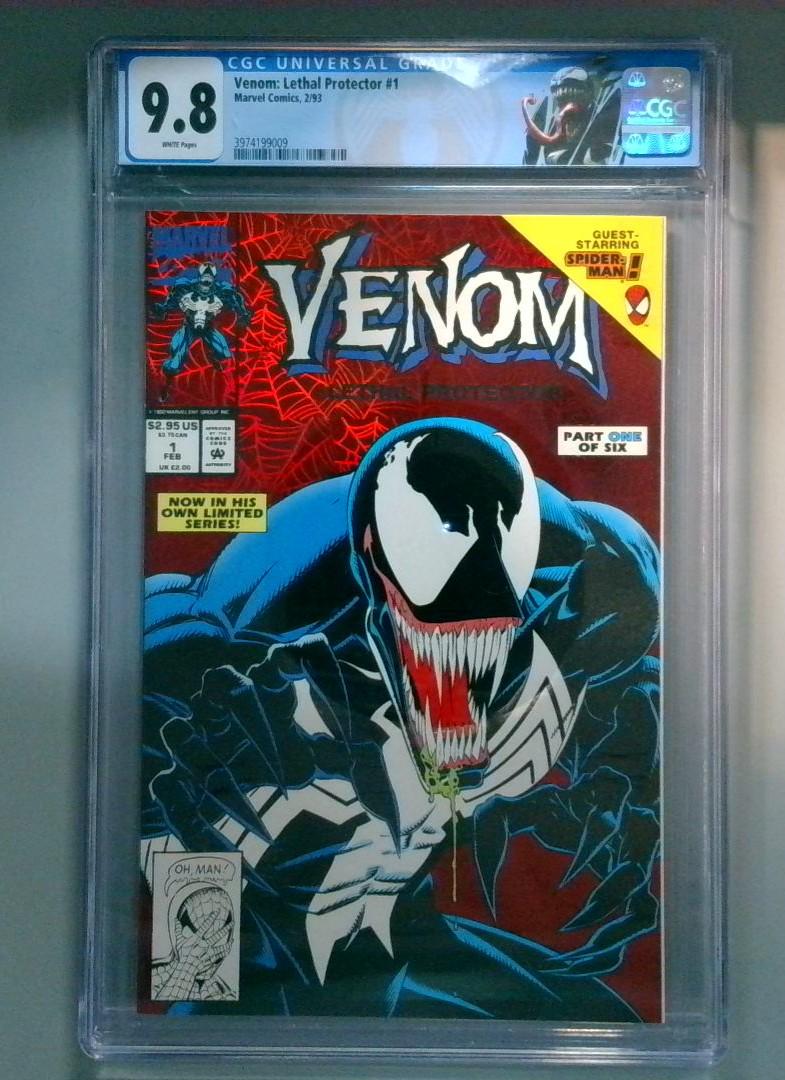VENOM: LETHAL PROTECTOR #1B 9.8 CGC  Marvel 1993
