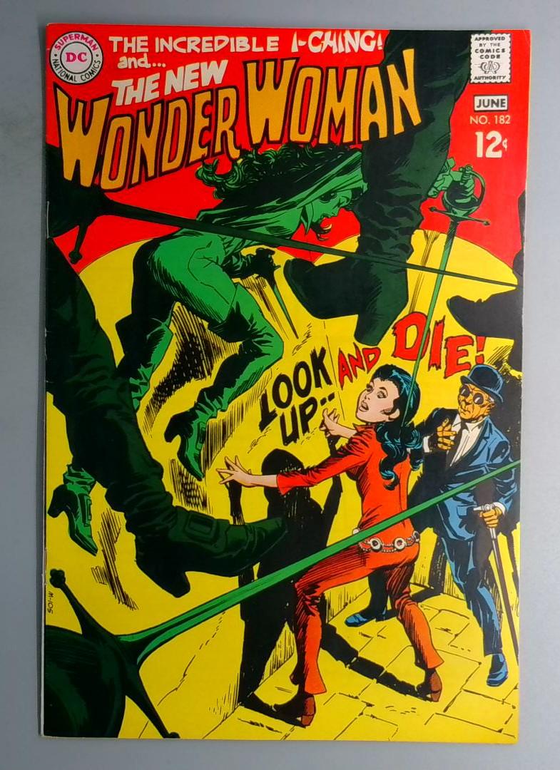Wonder Woman #182 VF 1st Appearance of Drusilla DC 1969 BW1