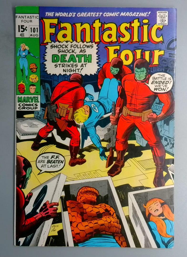 Fantastic Four #101 VF Maggia Appearance Marvel 1970