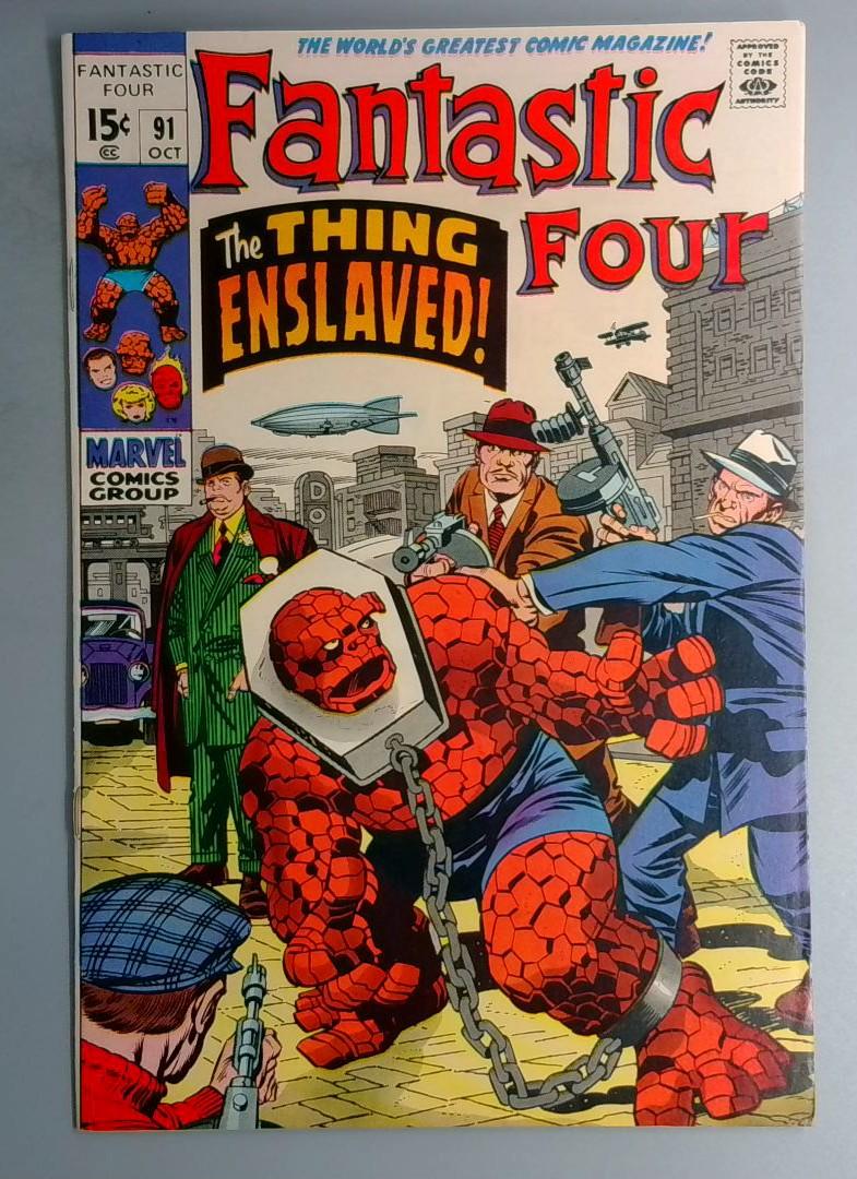 Fantastic Four #91 VF- 1st Appearance "TORGO" Marvel 1969 BW1