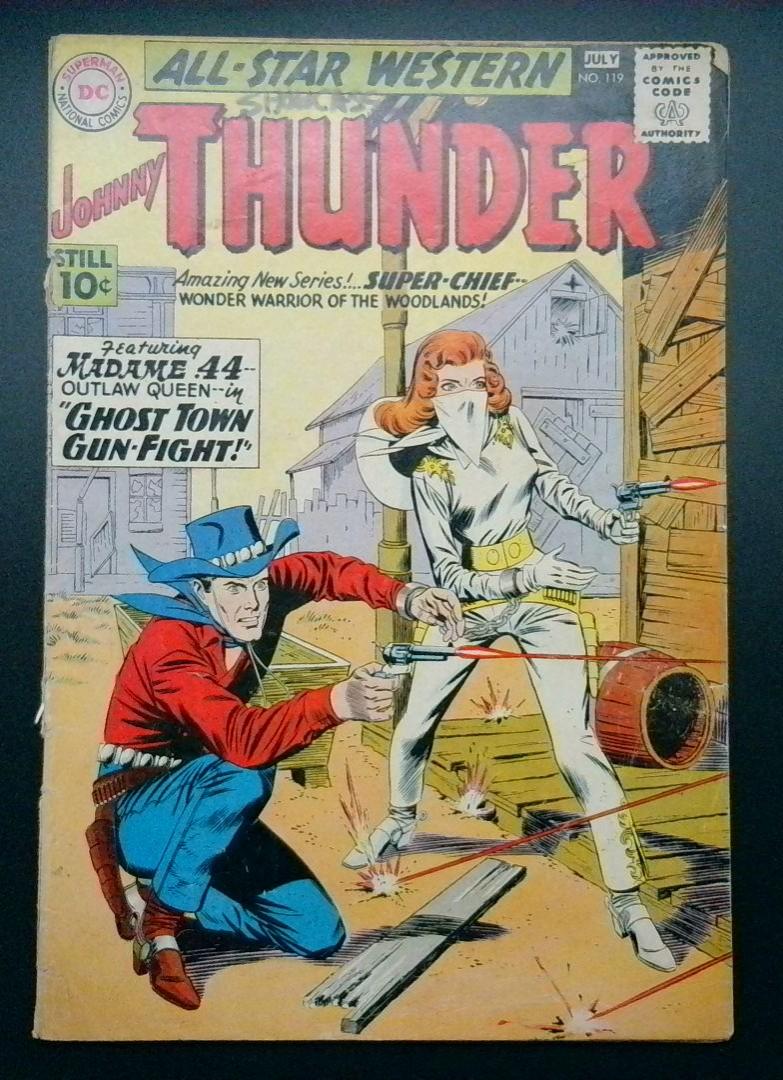 Johnny Thunder #119 GD- Gil Kane Detached Cover DC 1961 BW1