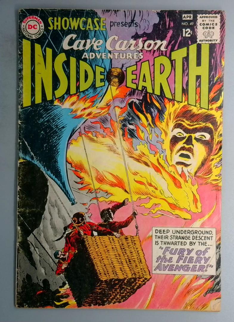 Showcase #49 VG Cave Carson DC 1964 BW1