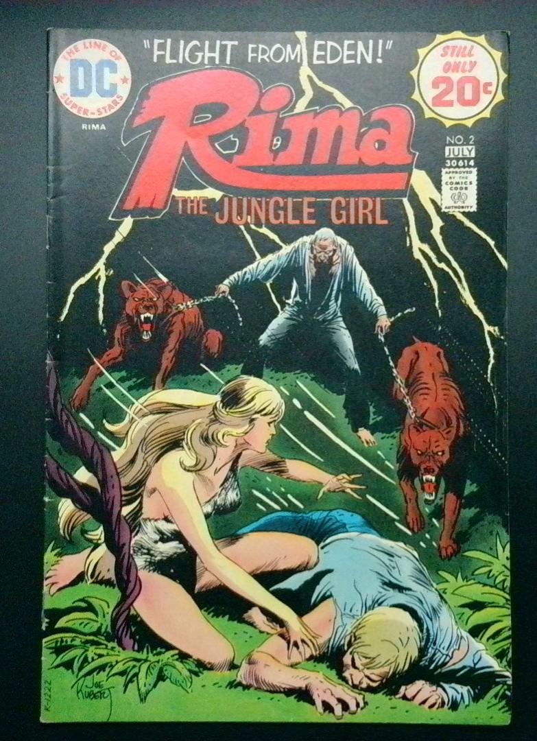 RIMA, THE JUNGLE GIRL #2 VF- DC 1974 BW1