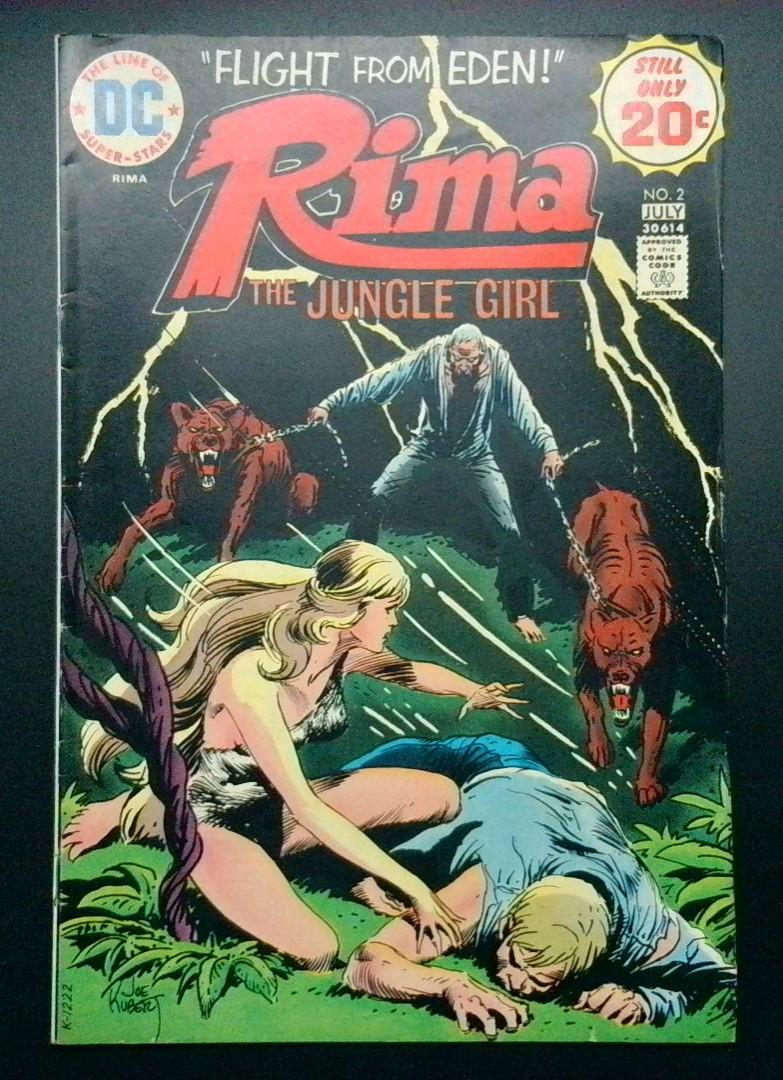 RIMA, THE JUNGLE GIRL #2 FN DC 1974 BW1