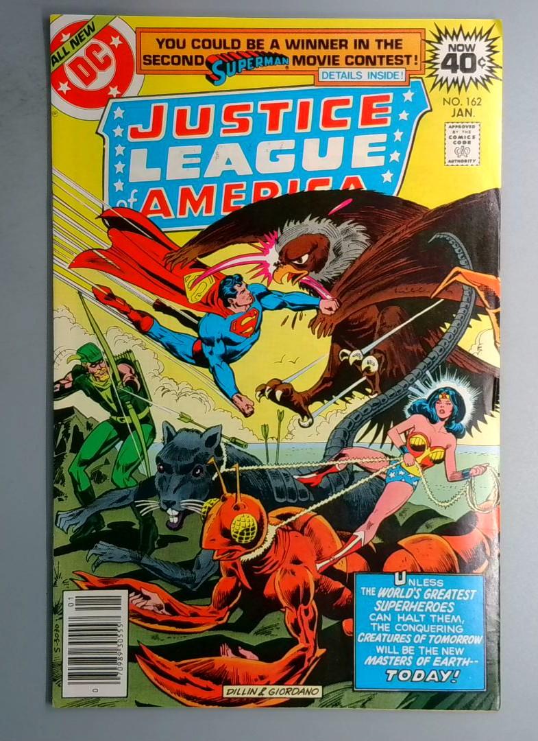 Justice League of America #162 FN+ Zatanna  DC 1979 BW1