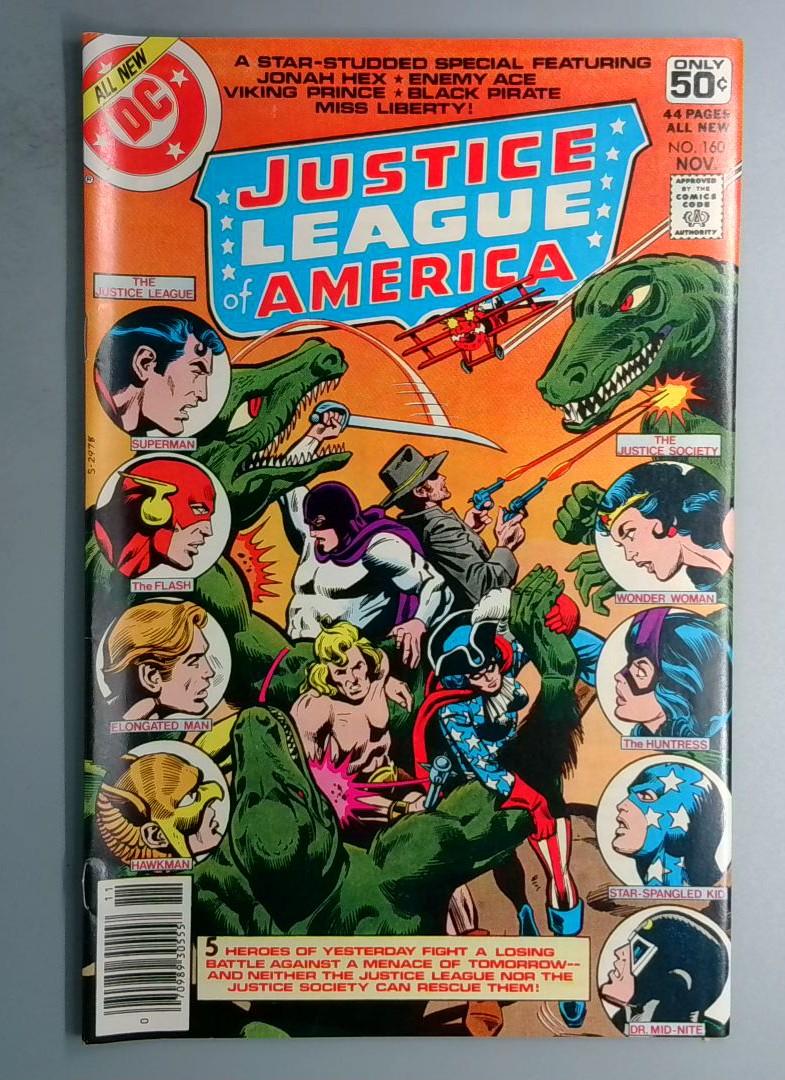 Justice League of America #160 VF DC 1978 BW1