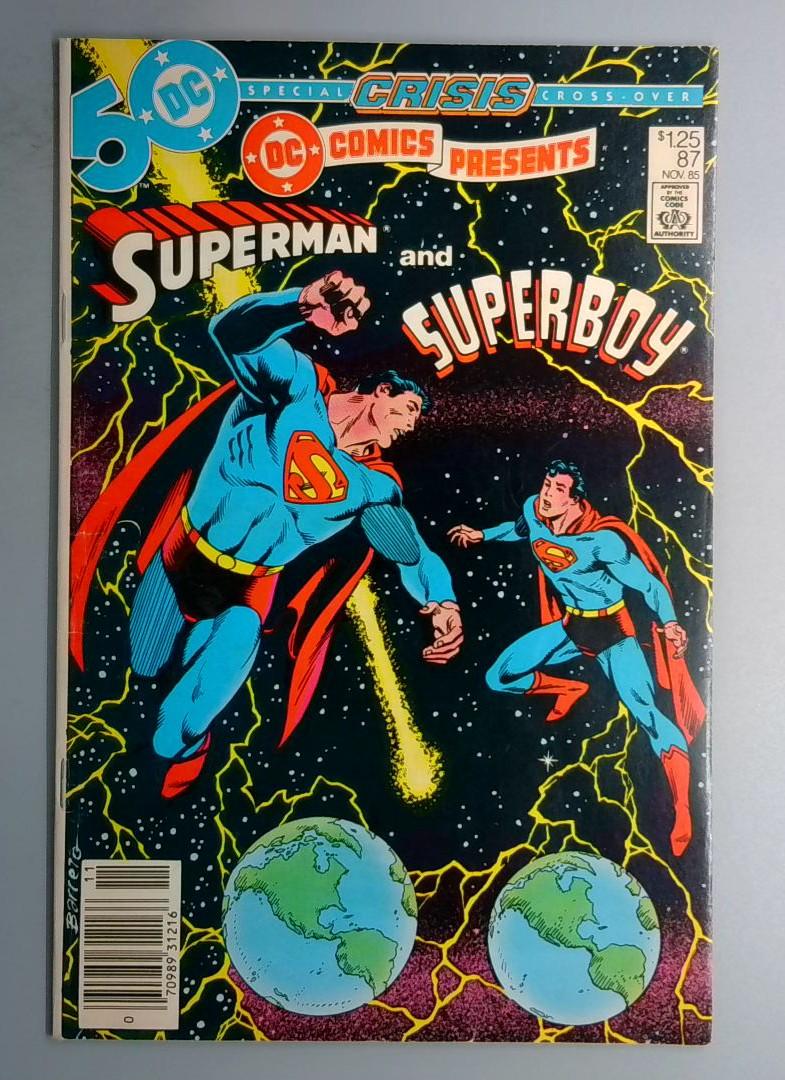 DC Comics Presents #87 FN+ 1st Superboy Prime Newsstand Edition DC 1985 BW1