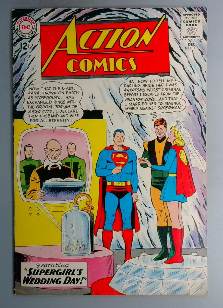 Action Comics #307 VF- DC 1963 BW1