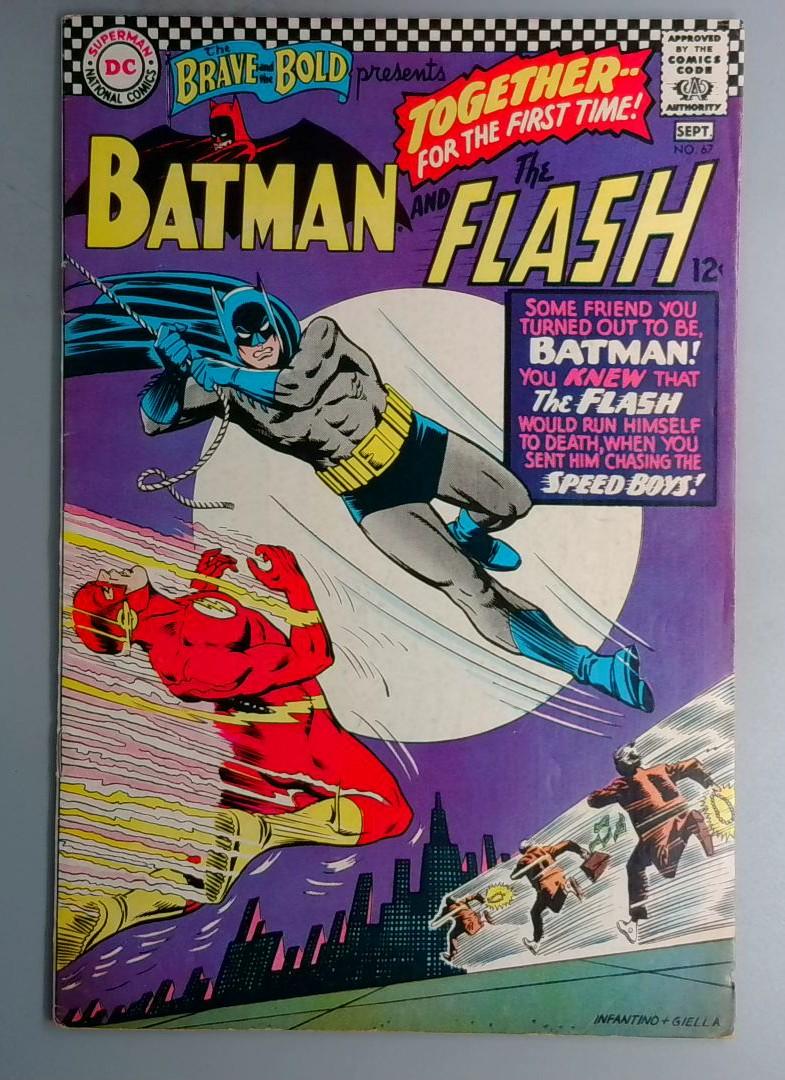 Brave and the Bold #67 FN- Batman, Flash DC 1966 BW1