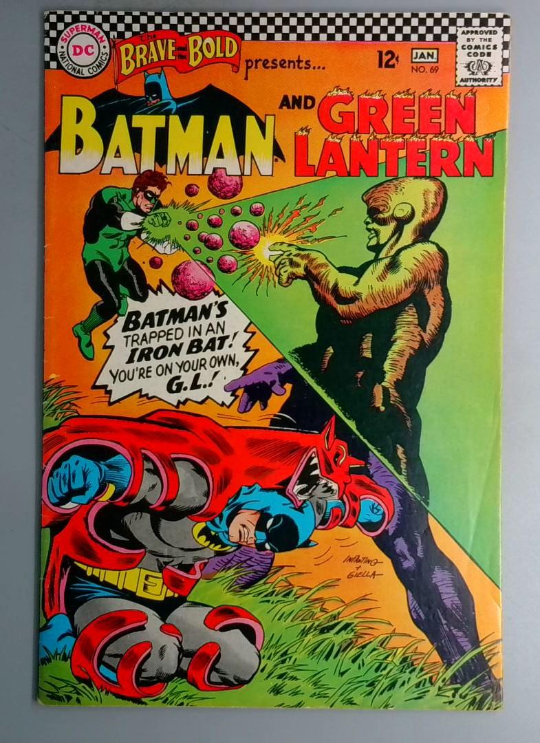 Brave and the Bold #69 FN Batman, Green Lantern DC 1967 BW1