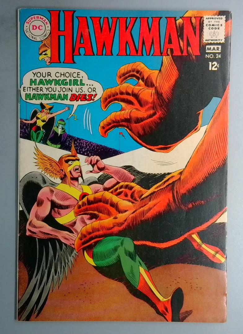 Hawkman #24 FN/VF DC 1968 BW1