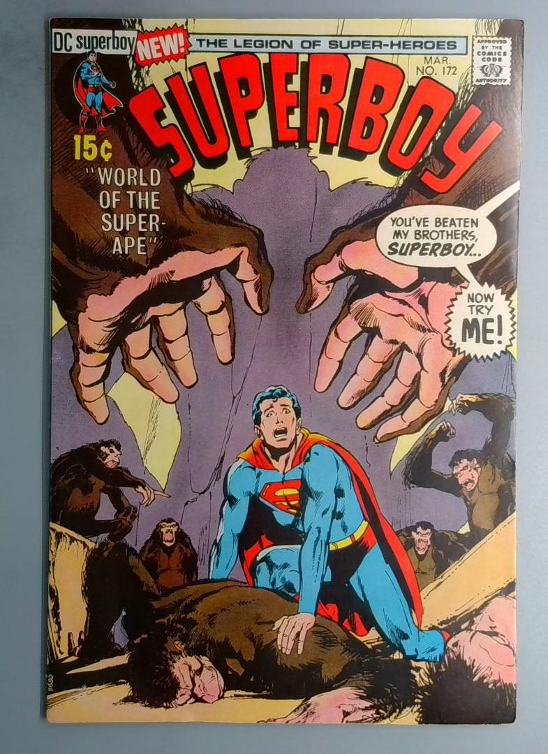 Superboy #172 FN/VF Neal Adams, 1st Appearance of Yango DC 1971 BW1