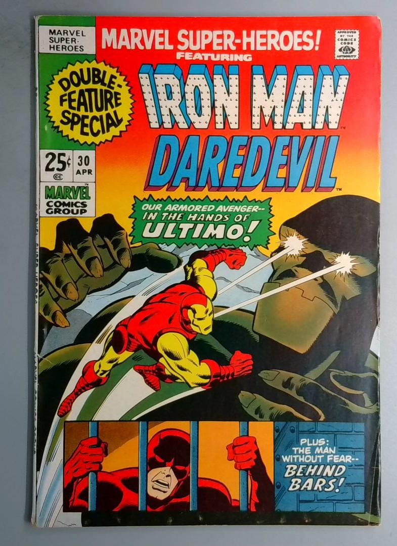 Marvel Super-Heroes #30 FN+ Marvel 1972 BW1