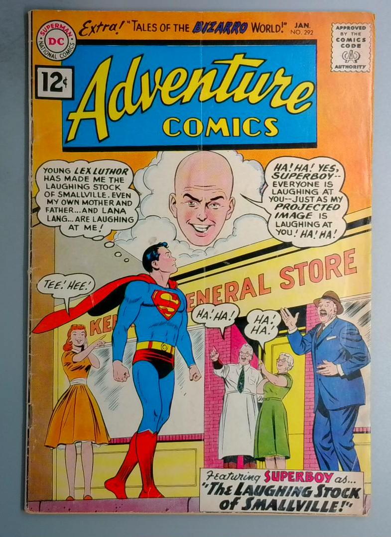 Adventure Comics #292 VG 1st Appearance of Bizarro Lana Lang DC 1962 BW1