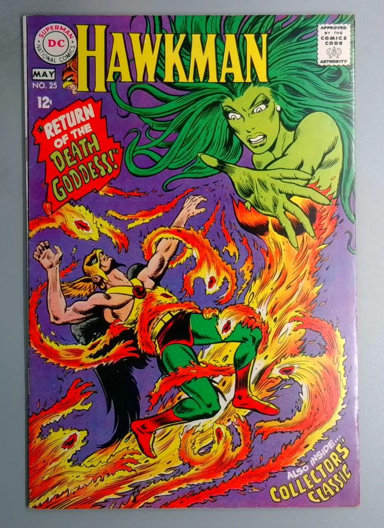 Hawkman #25 VF Medusa & Minotaur Appearance DC 1968 BW1