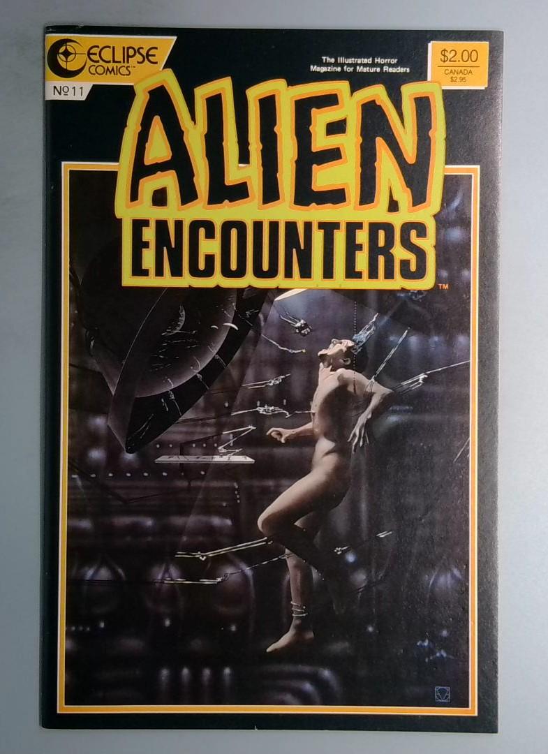 Alien Encounters #11 VF+ Eclipse Comics BW1