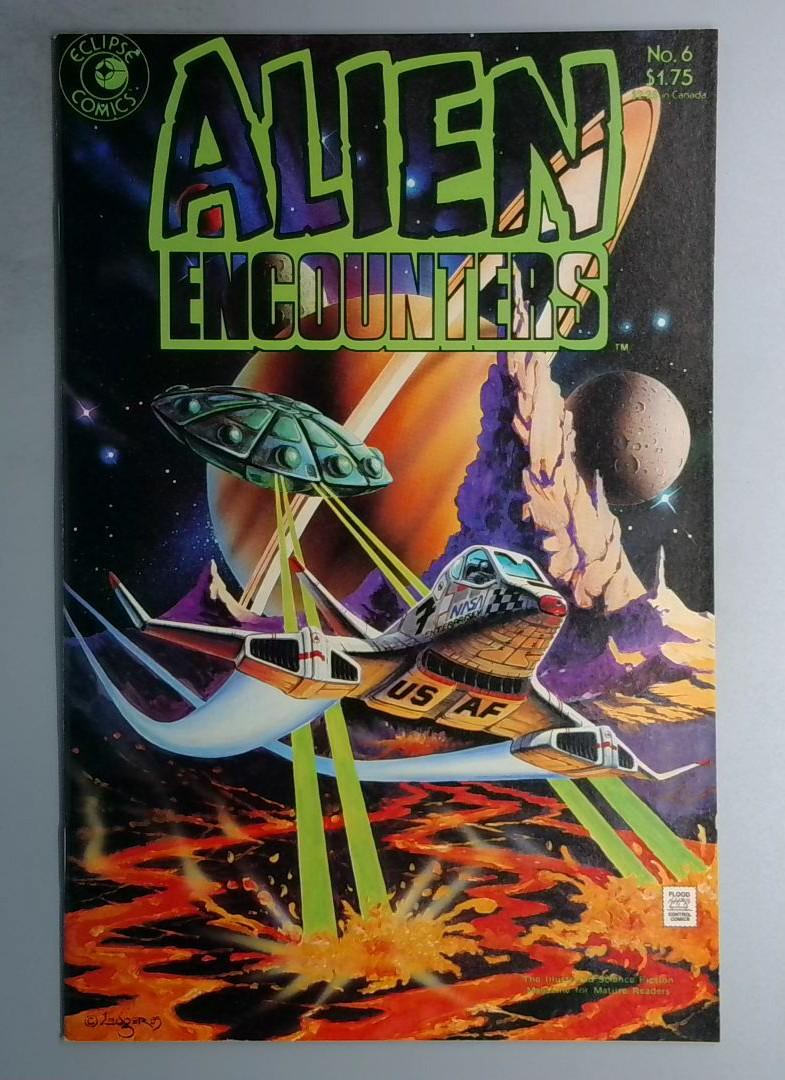 Alien Encounters #6 VF+ RARE Eclipse Comics 1986 BW1