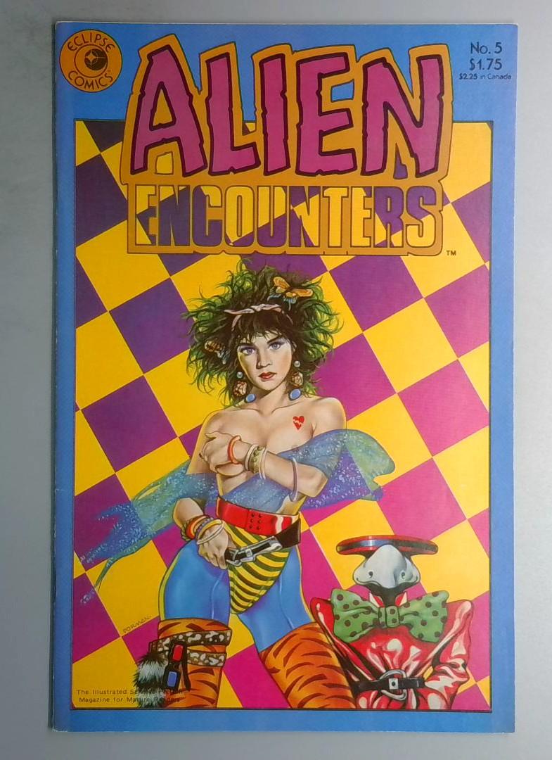 Alien Encounters #5 VF+ Eclipse Comics 1985 BW1