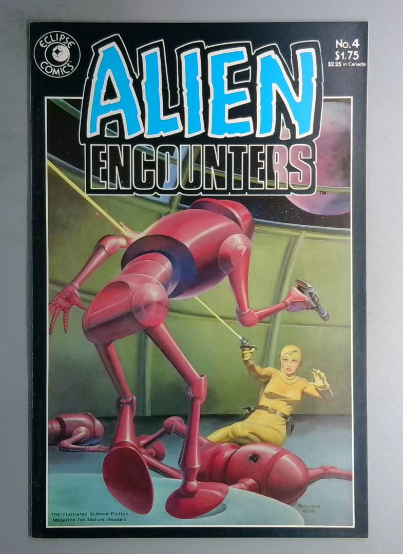 Alien Encounters #4 VF+ Eclipse Comics 1985 BW1