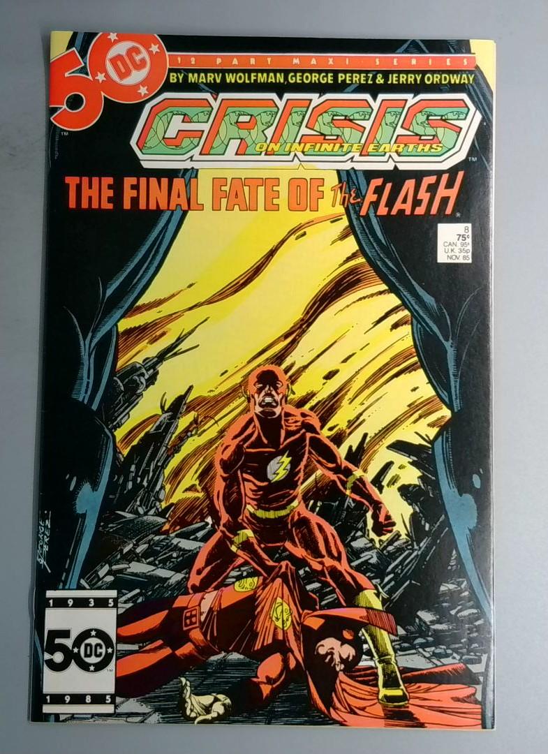 Crisis on Infinite Earths #8 NM Death of Barry Aleen DC 1985
