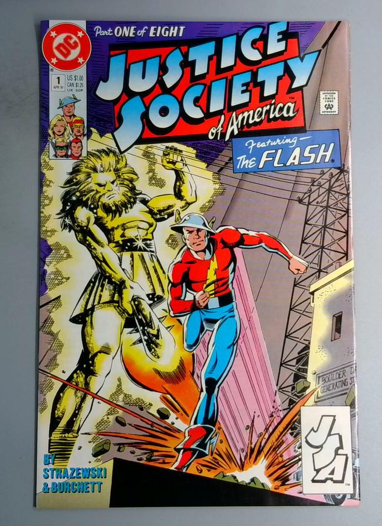 Justice Society of America #1 VF/NM Part One of Eight DC 1991