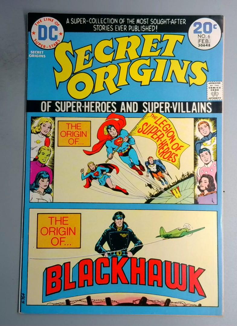Secret Origins #6 FN+ DC 1974 BW1