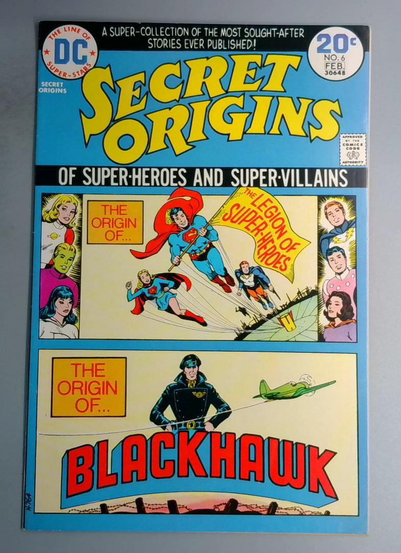 Secret Origins #6 FN+ DC 1974 BW1