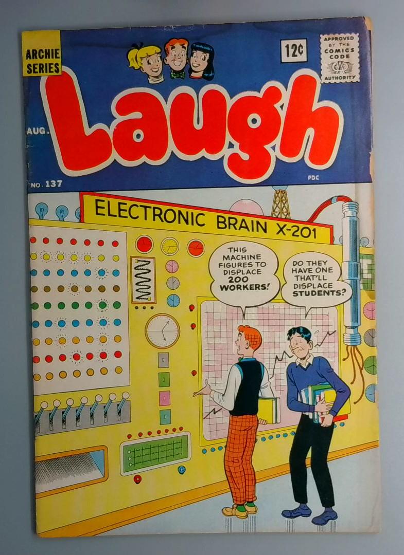 Laugh #137 GD- Archie Comics 1962 BW1