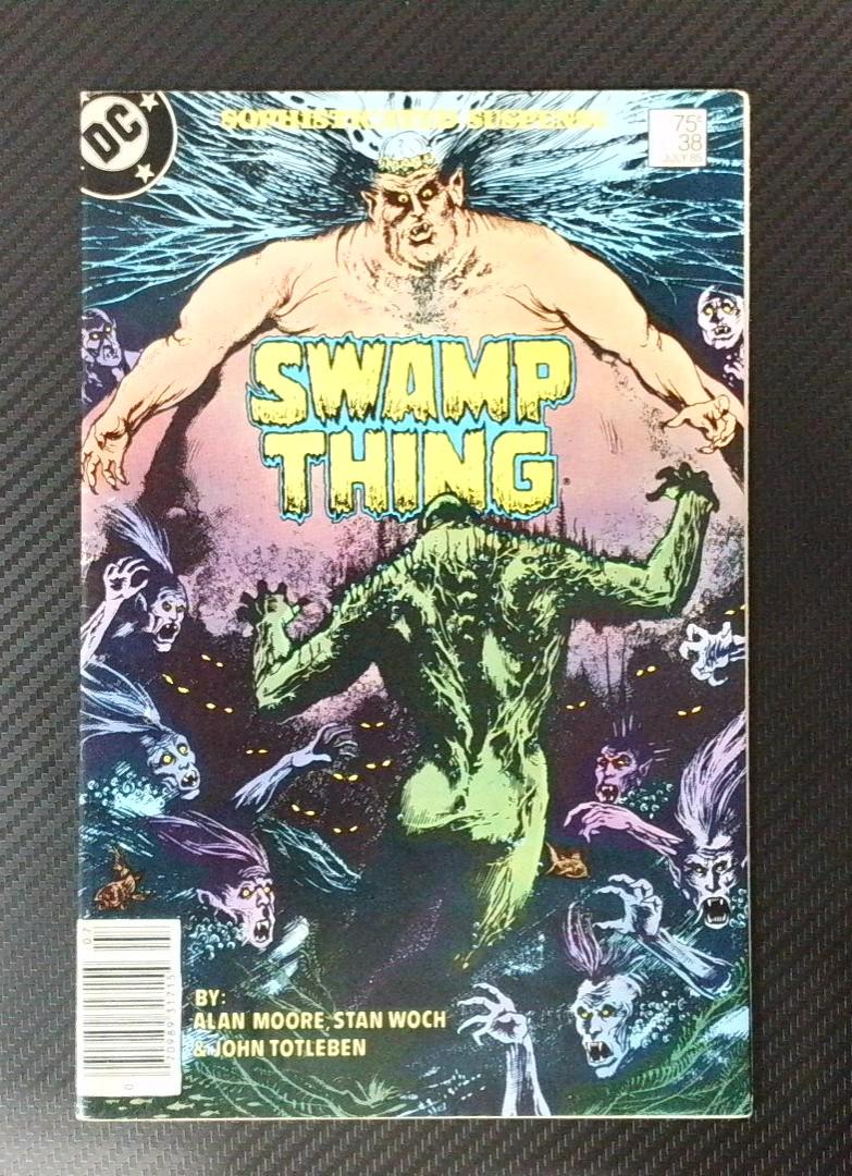 Saga of the Swamp Thing #38 Newsstand 3rd App of Constantine 1985