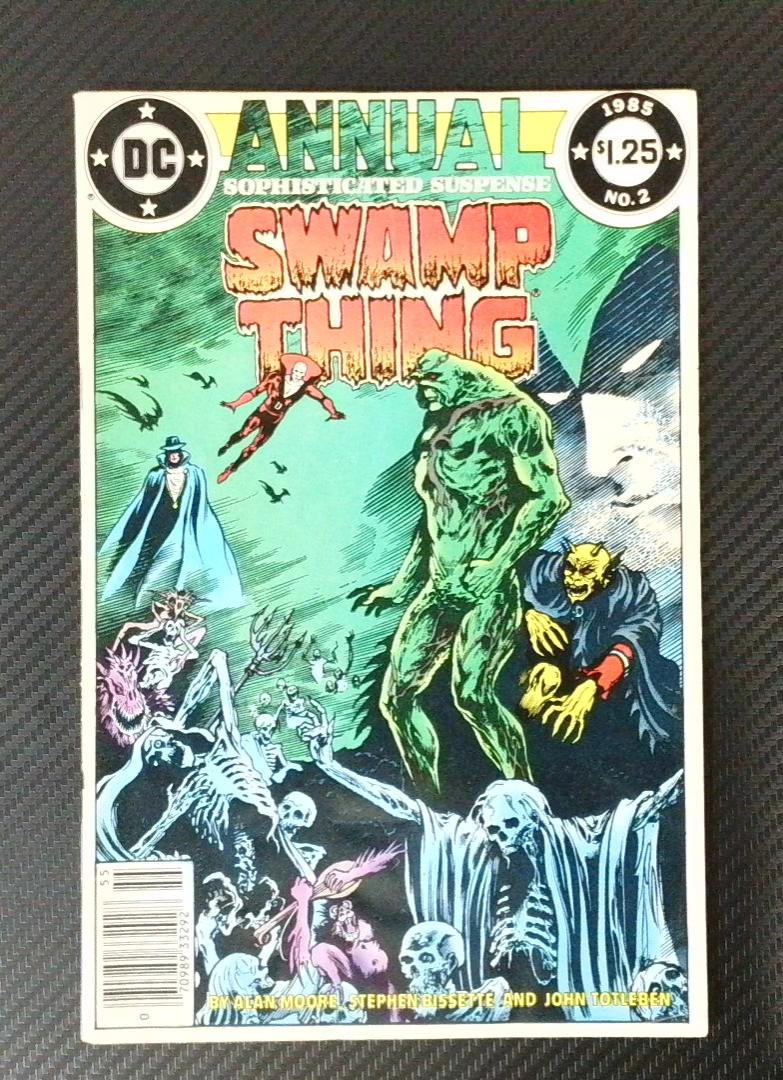 Swamp Thing Annual #2 1st Justice League Dark Newsstand DC 1985