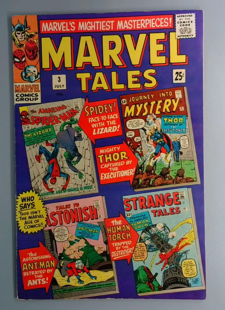 Marvel Tales #3 FN Reprints Amazing Spider-Man 6 Marvel 1966 BW1