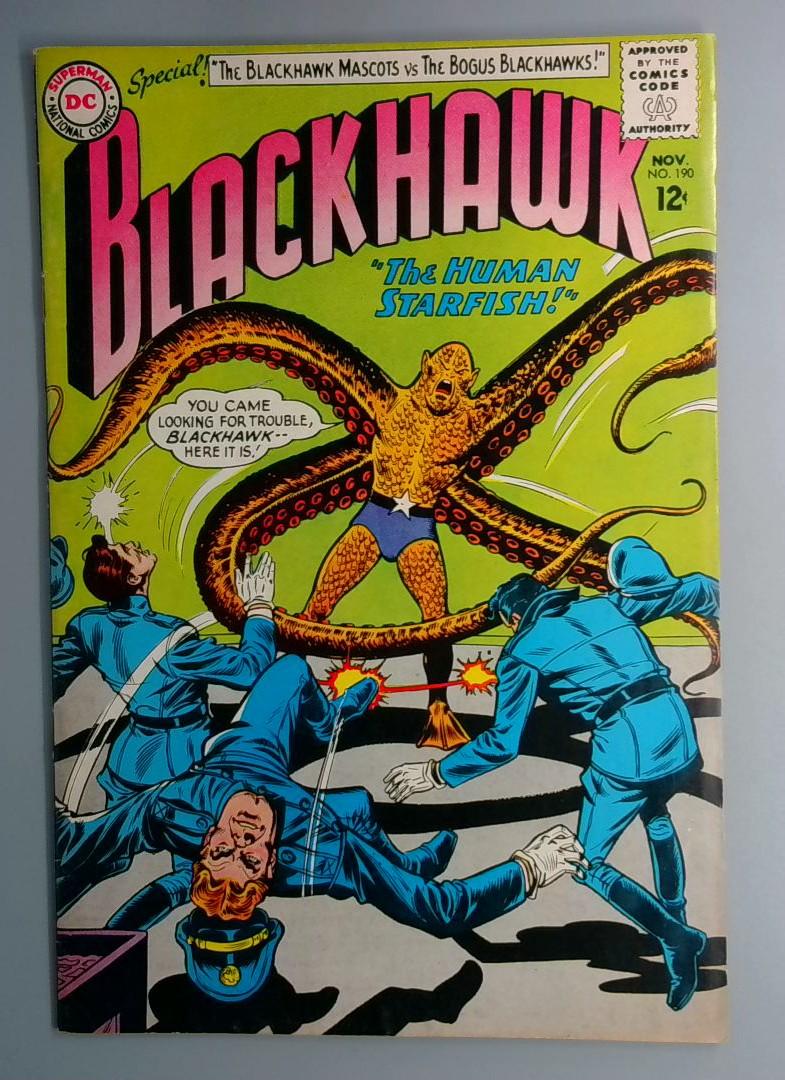 Blackhawk #190 FN+ 1st Crimson Baron DC 1963 BW1