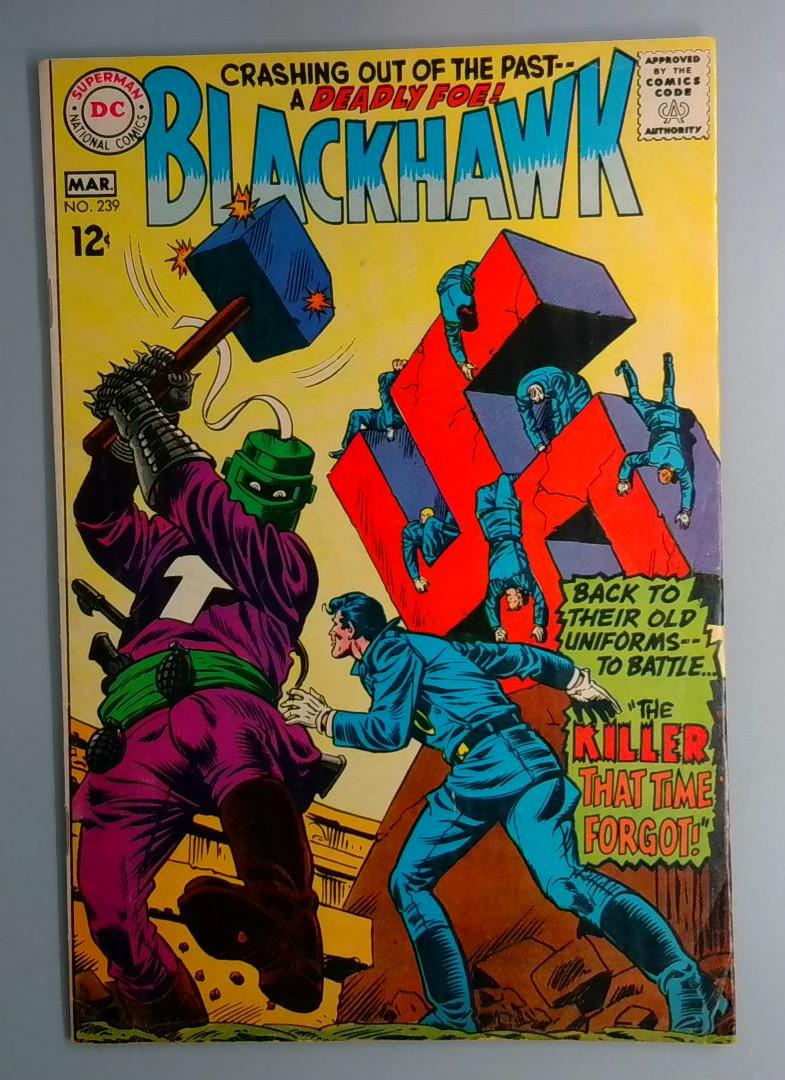 Blackhawk #239 FN- Swatzika Cover DC 1968 BW1