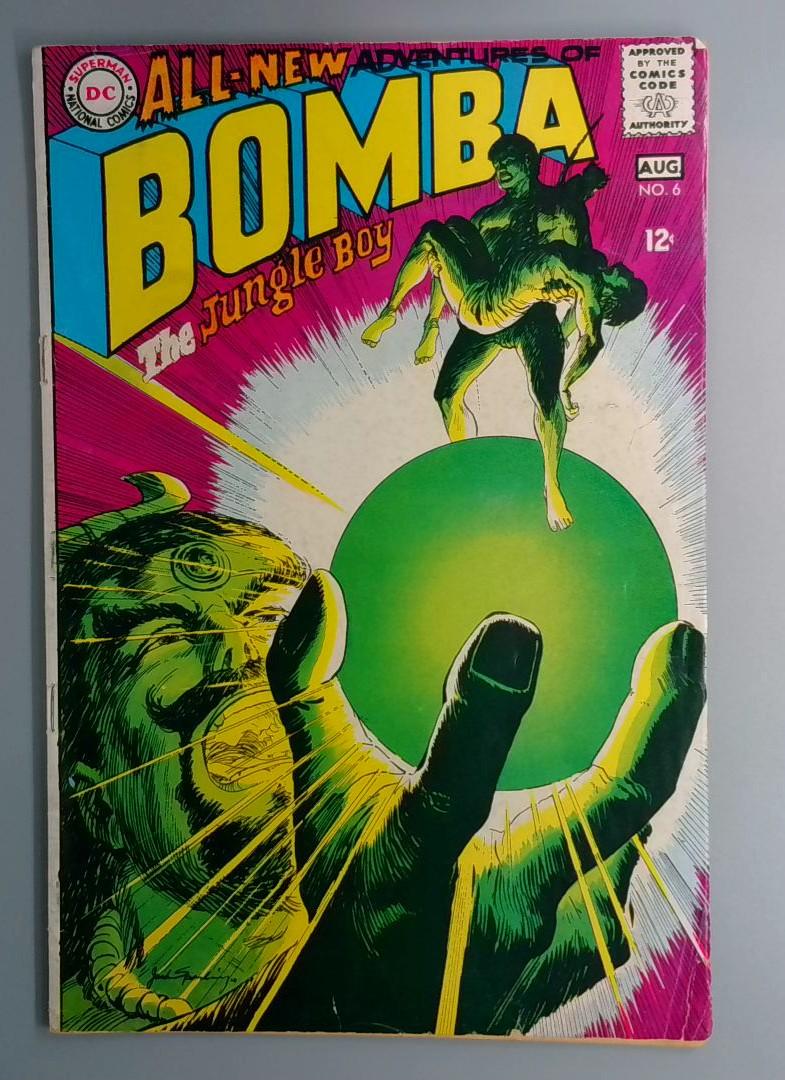 Bomba the Jungle Boy #6 VG DC August 1968 BW1