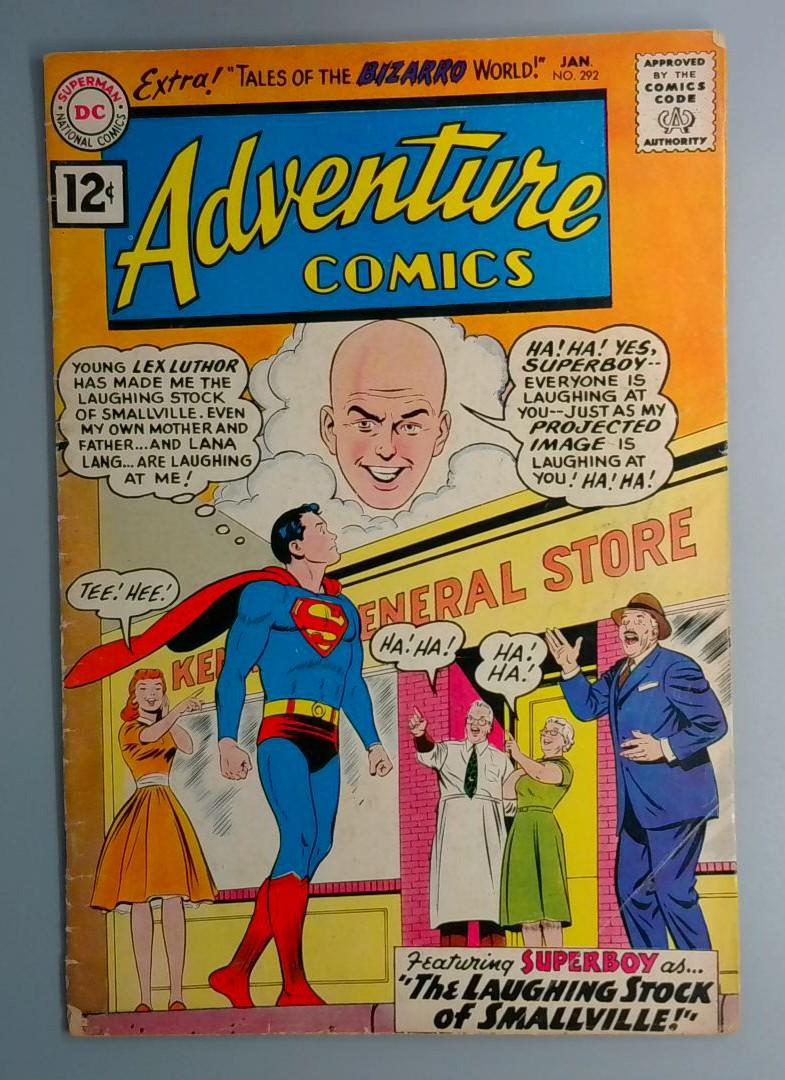 Adventure Comics #292 VG+ 1st Bizarro Lana Lang DC Comics 1962 BW1
