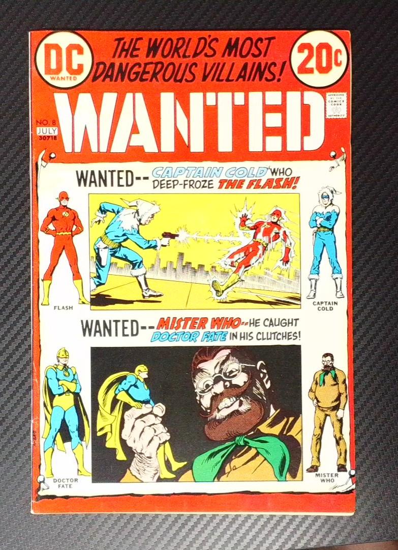 Wanted, the Worlds Most Dangerous Villains #8 VG- DC 1973
