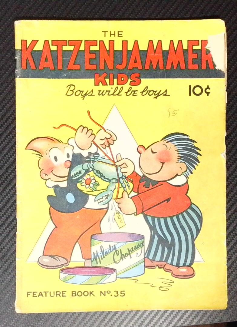 Feature Book #35 The Katzenjammer Kids  Gd 1942 Golden Age David McKay