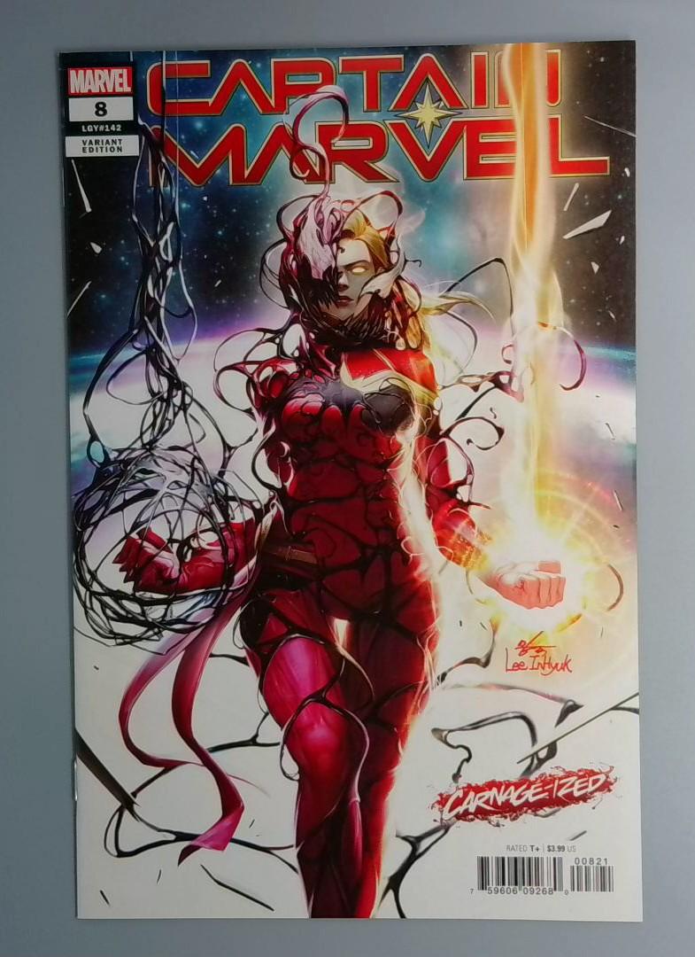 Captain Marvel #8 NM- Variant Edition Marvel 2019 JR1