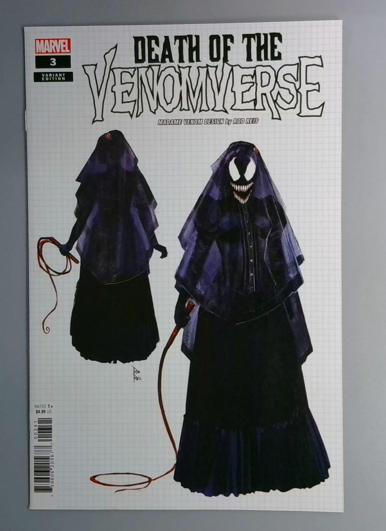 Death of the Venomverse #3 NM Reis Design Variant Marvel 2023 JR1