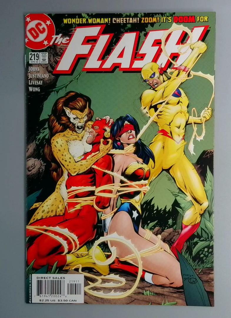 Flash #219 NM Wonder Woman, Cheetah, Reverse Flash DC 2005 JR1