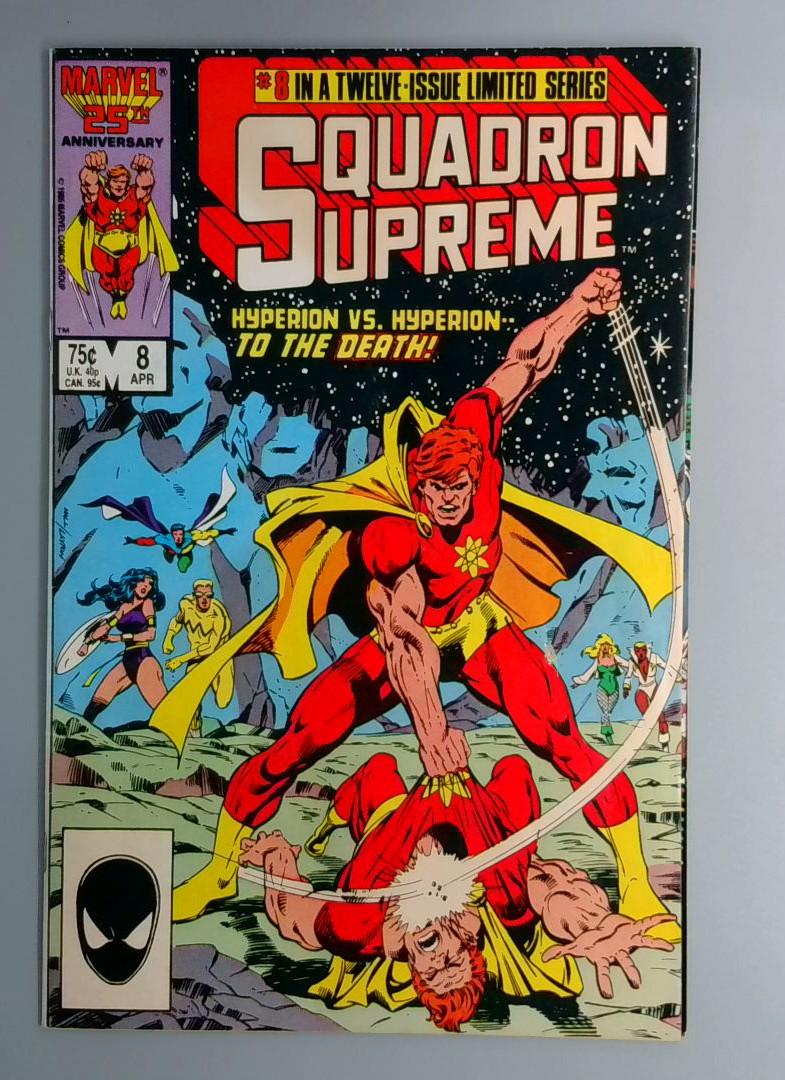 Squadron Supreme #8 Marvel 1986 JR1