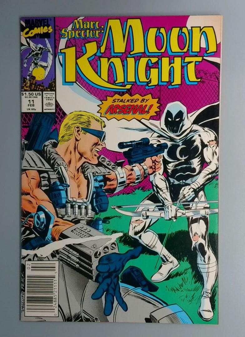 Marc Spector Moon Knight #11 NM Newsstand Marvel 1990 JR1
