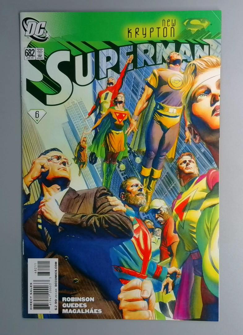 Superman #682 Alex Ross New Krypton Part 6 DC 2009 JR1