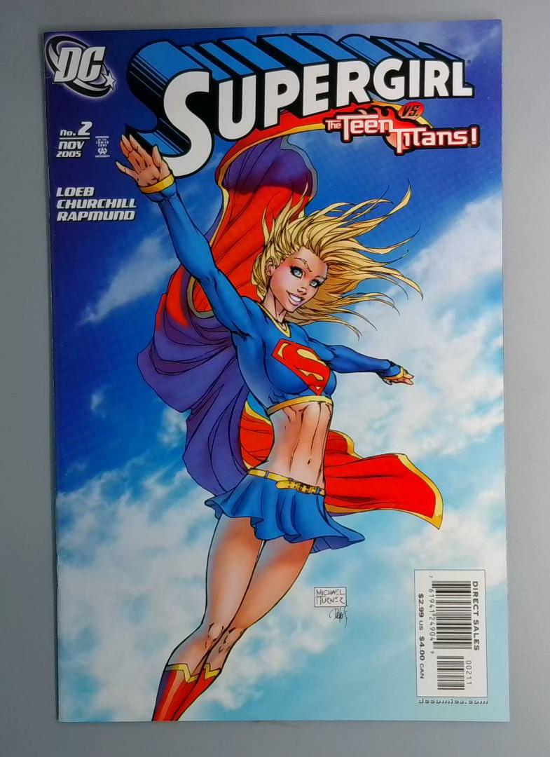 Supergirl #2 VF/NM Michael Turner Variant DC November 2005 JR1