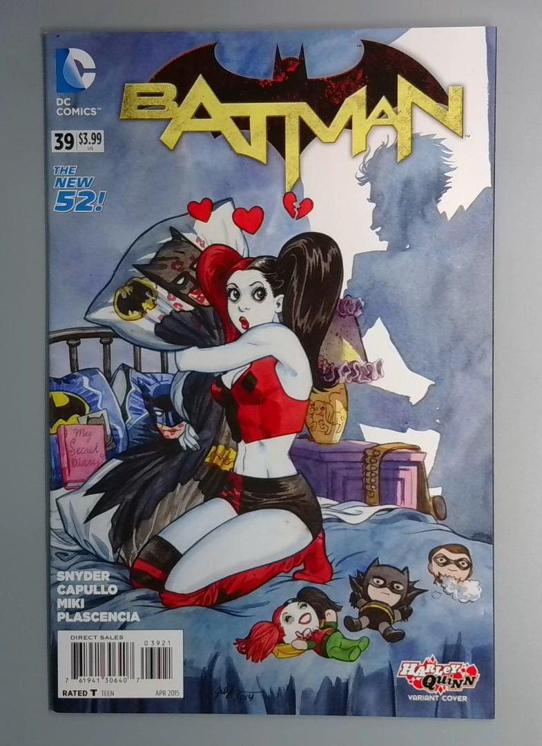 Batman #39 VF/NM Harley Quinn Cover DC 2015 JR1