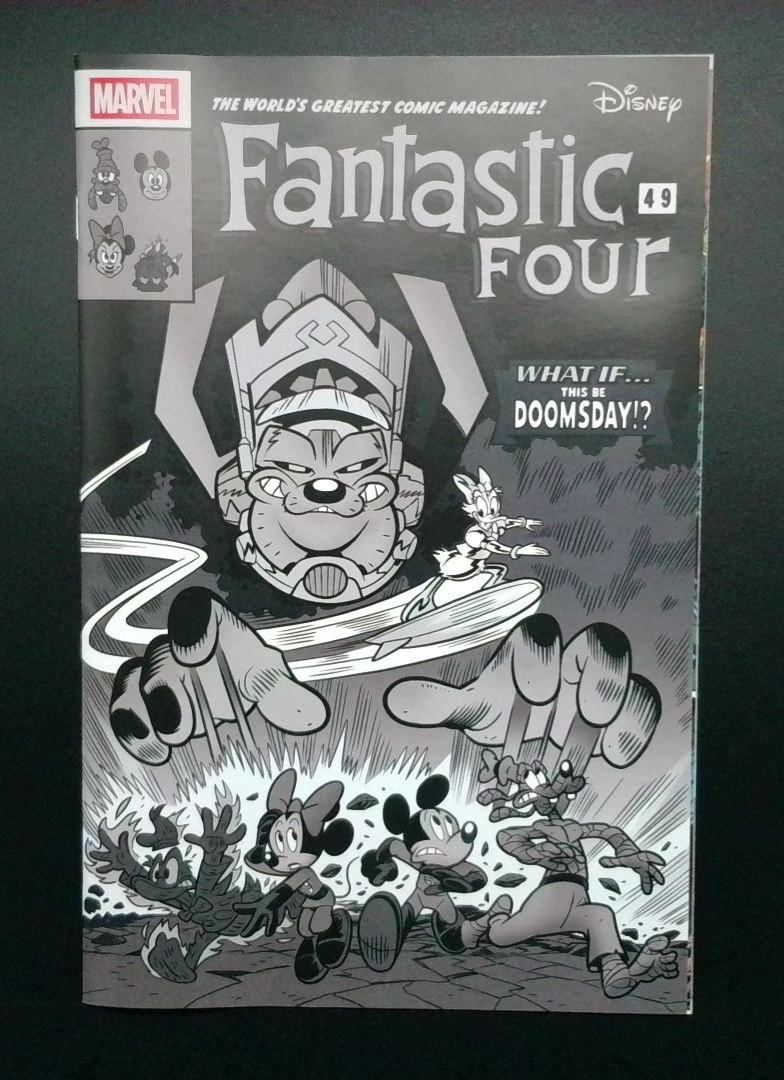 Fantastic Four #1 NM - What If? Homage - Black & White Cover Marvel 2025 MW1