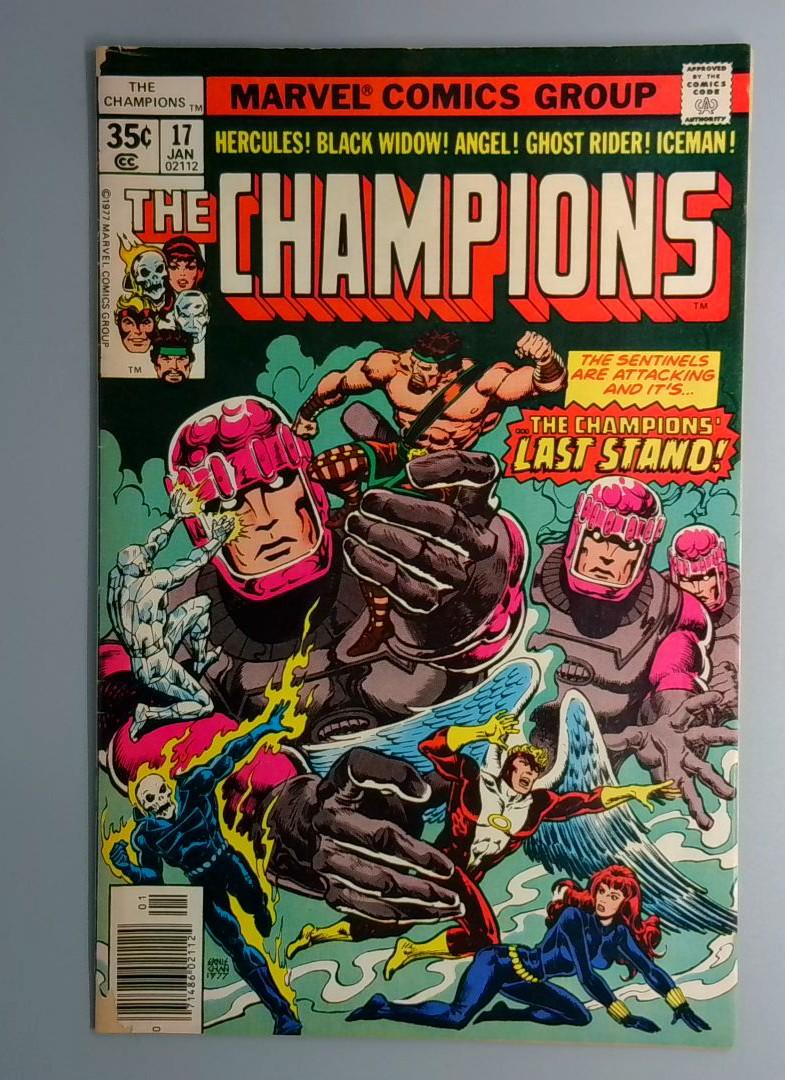 Champions #17 FINAL ISSUE Sentinels Marvel 1978 JR1