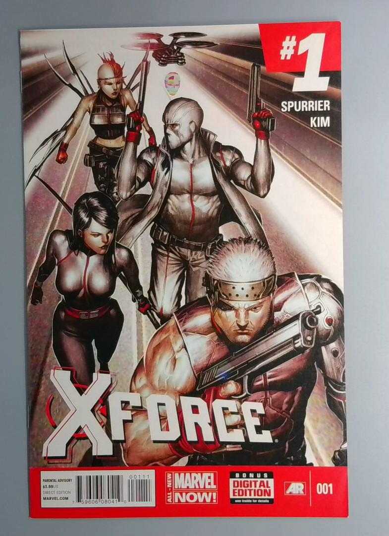 X-Force #1 VF/NM Spurrier Kim Marvel 2012 JR1