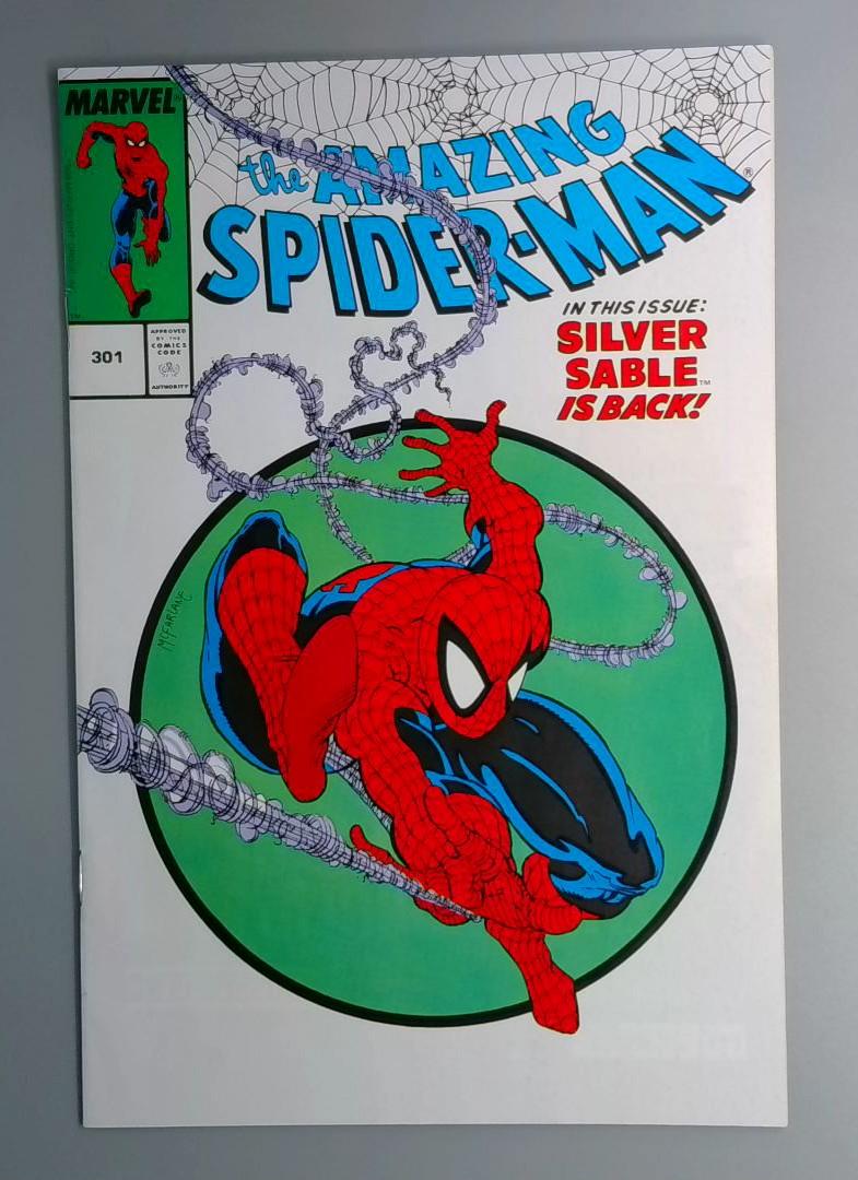 Amazing Spider-Man #301 VF- Toy Biz Reprint Edition Marvel 2000 JR1