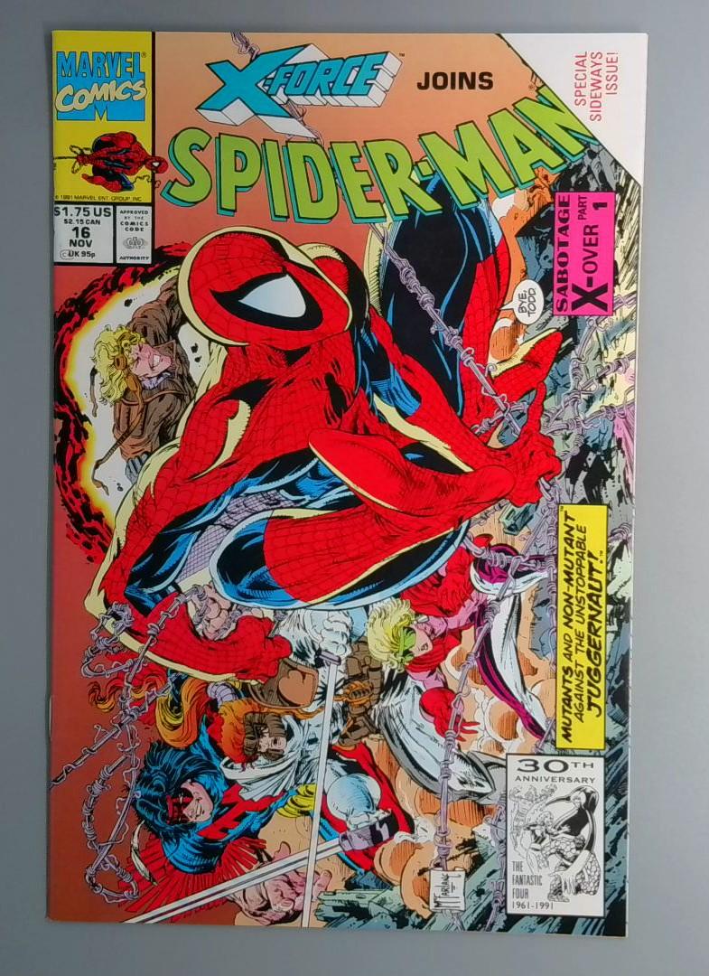 Spider-Man #16 Final Issue by Todd Mcfarlane Marvel 1991 JR1